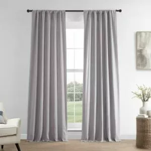 Earl Grey French Linen Room Darkening Curtain