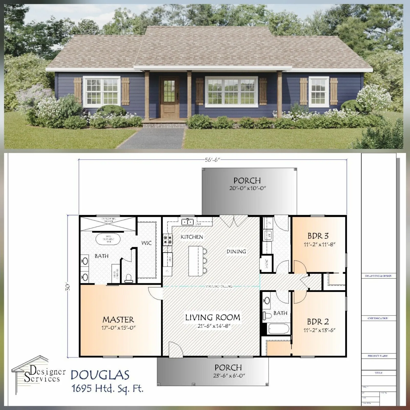 Douglas House Plan 1695