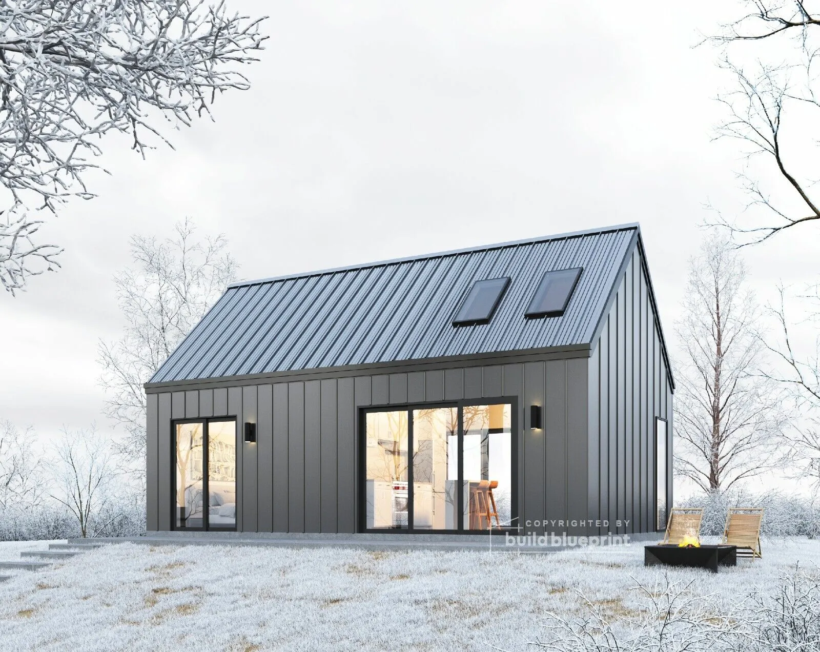 Modern Barn House Plans - PDF