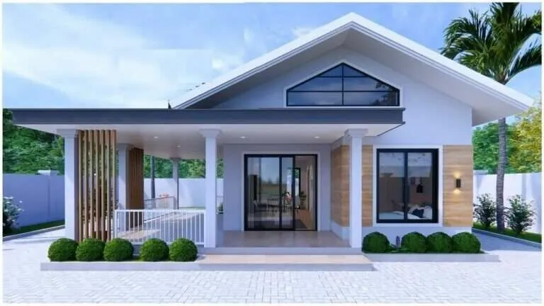 Modern small house plan Auto CAD