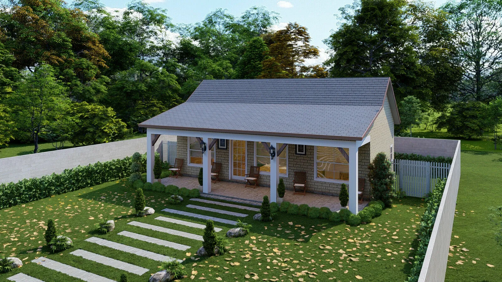 Modern Tiny House Plans with Original CAD