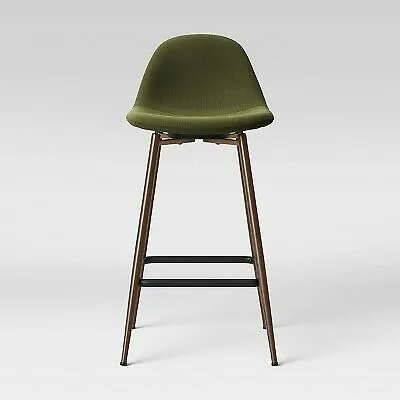 Copley Upholstered Counter Height Barstool Green - Project 62
