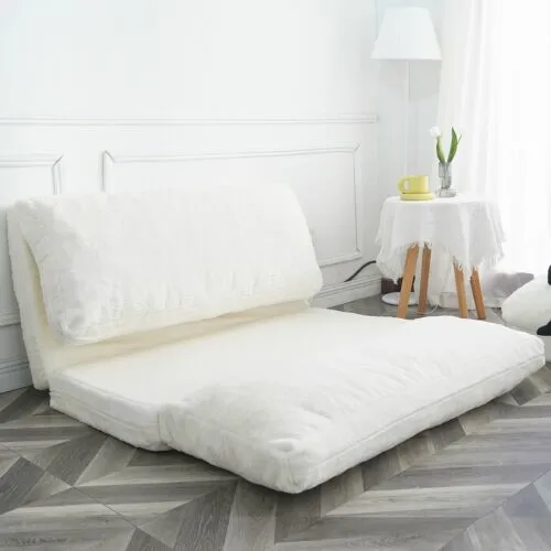 N&V Foam Foldable Sofa, Foam Filling Folding Sofa Bed, Bean Bag Floor Bed Sofa
