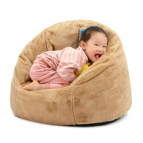 N&V Small Bean Bag Chair, Child Lovely Bean Bag Sofa, Foam Filling, Kids Gift