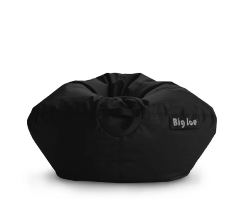 2ft Kids Classic Bean Bag Chair, Black
