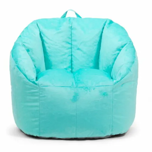 Bean Bag Chair Mint Plush Soft Polyester 2.5 Feet