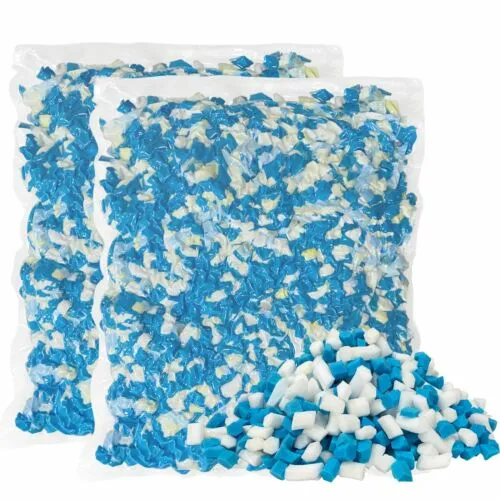 HONEHO 10 LBS Shredded Gel Memory Foam Filling Comfortable and Soft Bean Bag ...