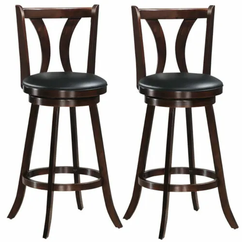 Set of 2 Swivel Bar stools 29.5