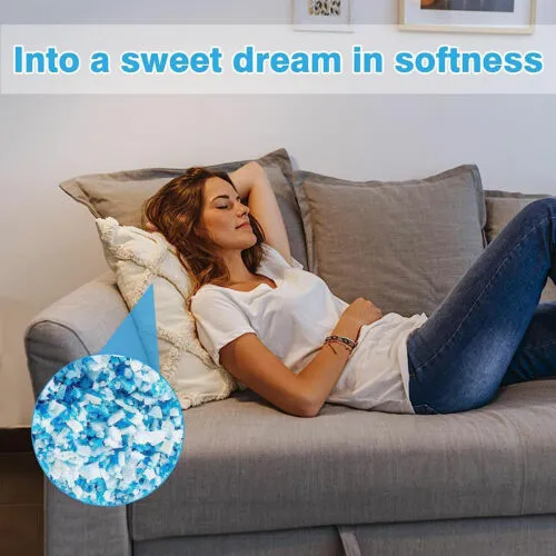 Bean Bag Filler Premium Shredded Memory Foam, Easy Pillow Stuffing Dog Bed couch