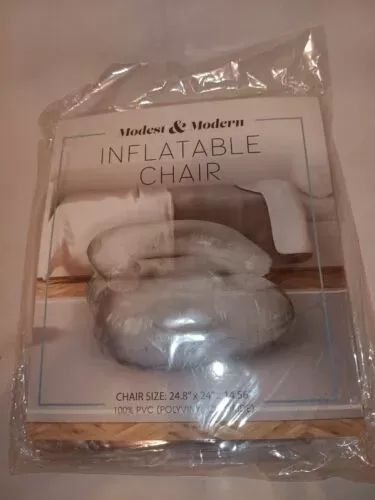 Modest & Modern Inflatable Chair 24.8x 24x14.56