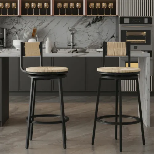 Set of 2 Bar Stools Bar Chairs Modern Kitchen Counter Height Dining Chair New