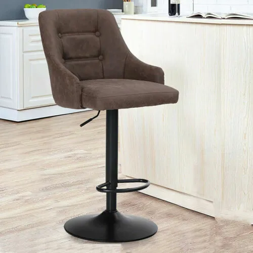 Swivel Bar Stools Adjustable Counter Height Bar Stools Kitchen Pub Dining Chairs