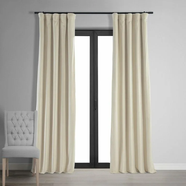 Neutral Ground Signature Velvet Blackout Curtain