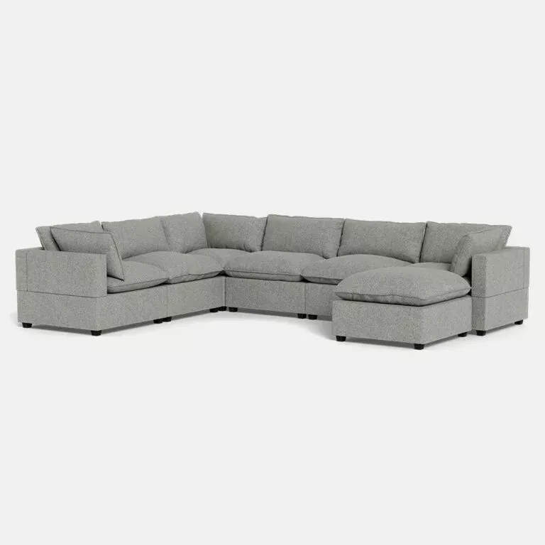 Grand Corner Sofa with Ottoman