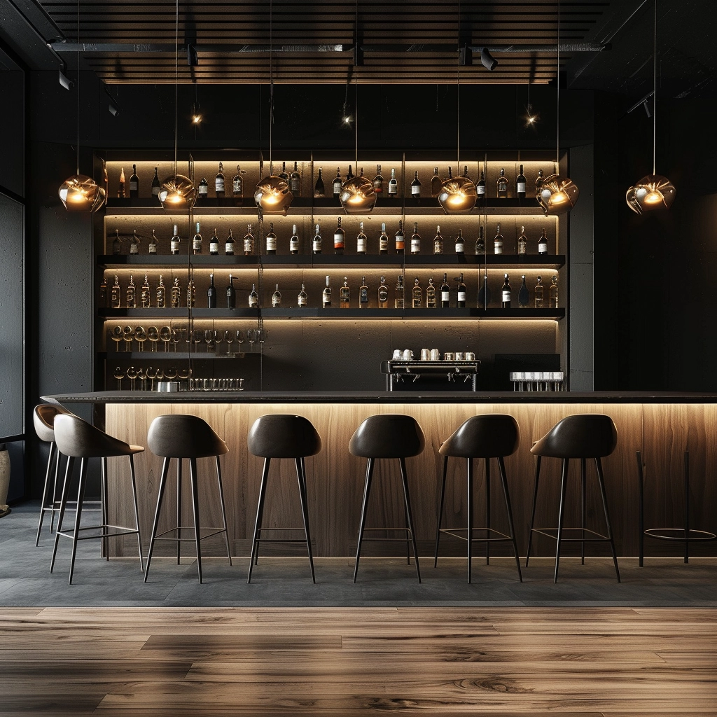 Industrial Charm Bar Design Inspiration