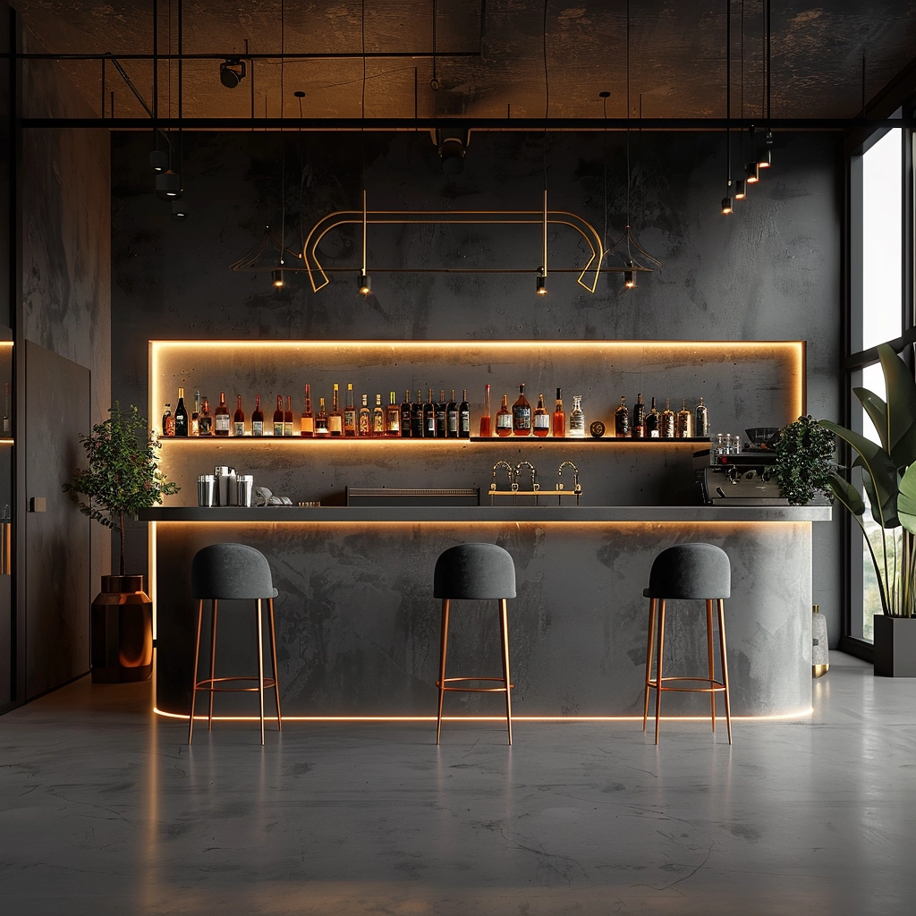 Industrial Chic Bar Design Inspiration