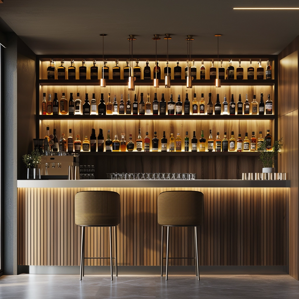 Sleek Linear Bar Design Inspiration