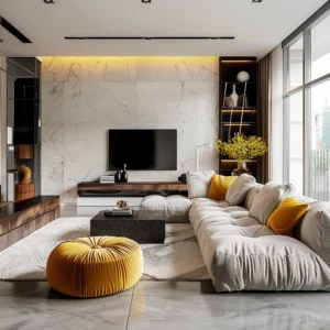 Chic Contemporary Living Room