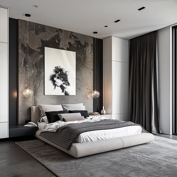 Contemporary Art Bedroom