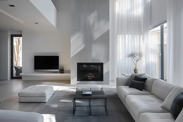 Contemporary Chic Living Space
