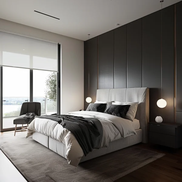 Modern Grey Tone Bedroom