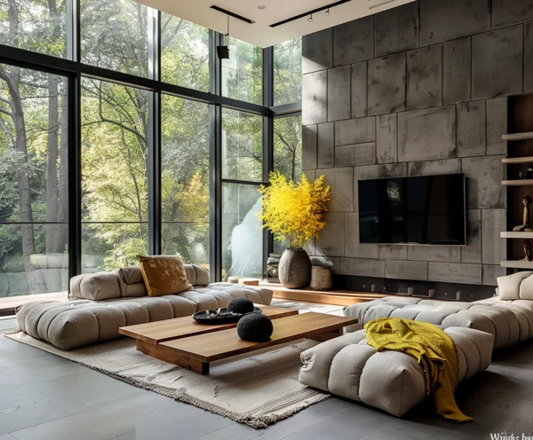 Modern Industrial Living Room