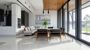 Sleek Living Room with Panoramic Views