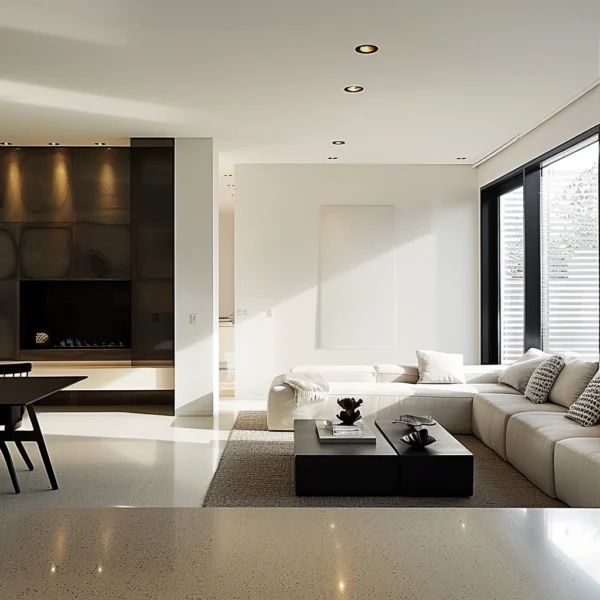 Sleek and Sophisticated Living Room