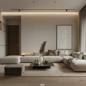 Soft Minimalist Living Room