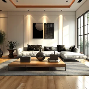 Sunlit Contemporary Living Room