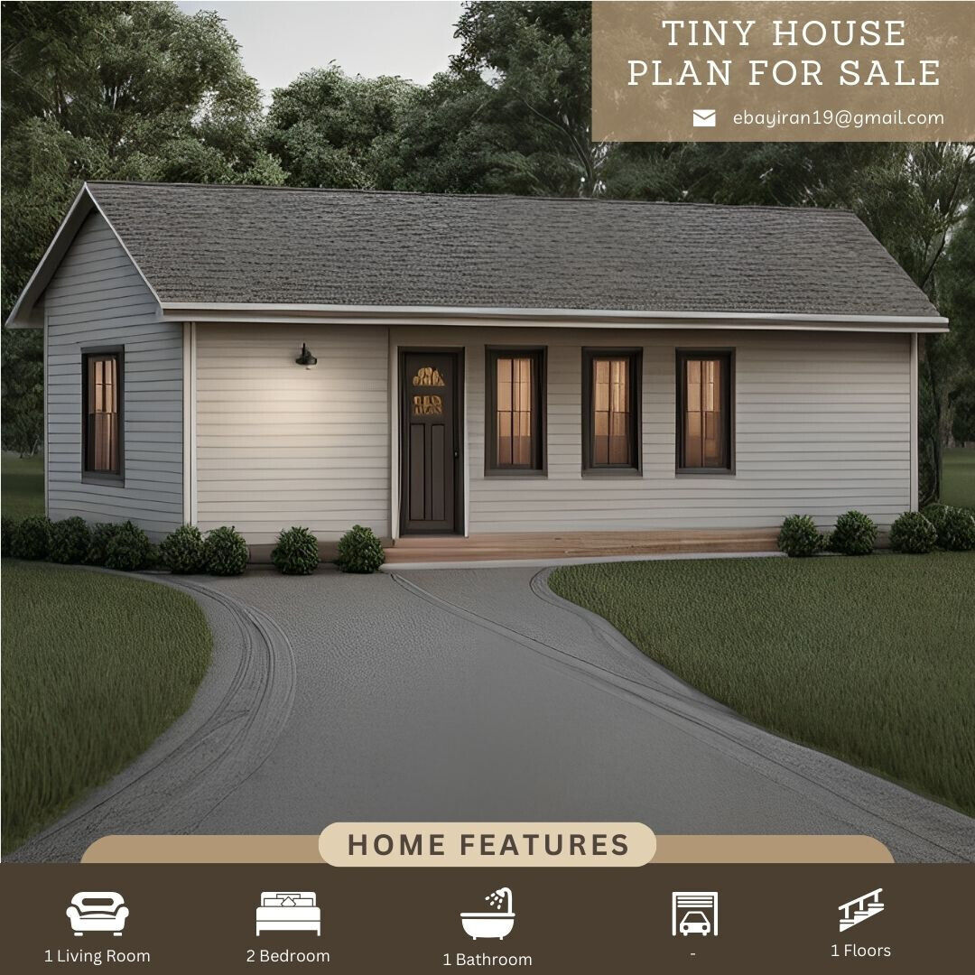 Modern Tiny House Plan with CAD