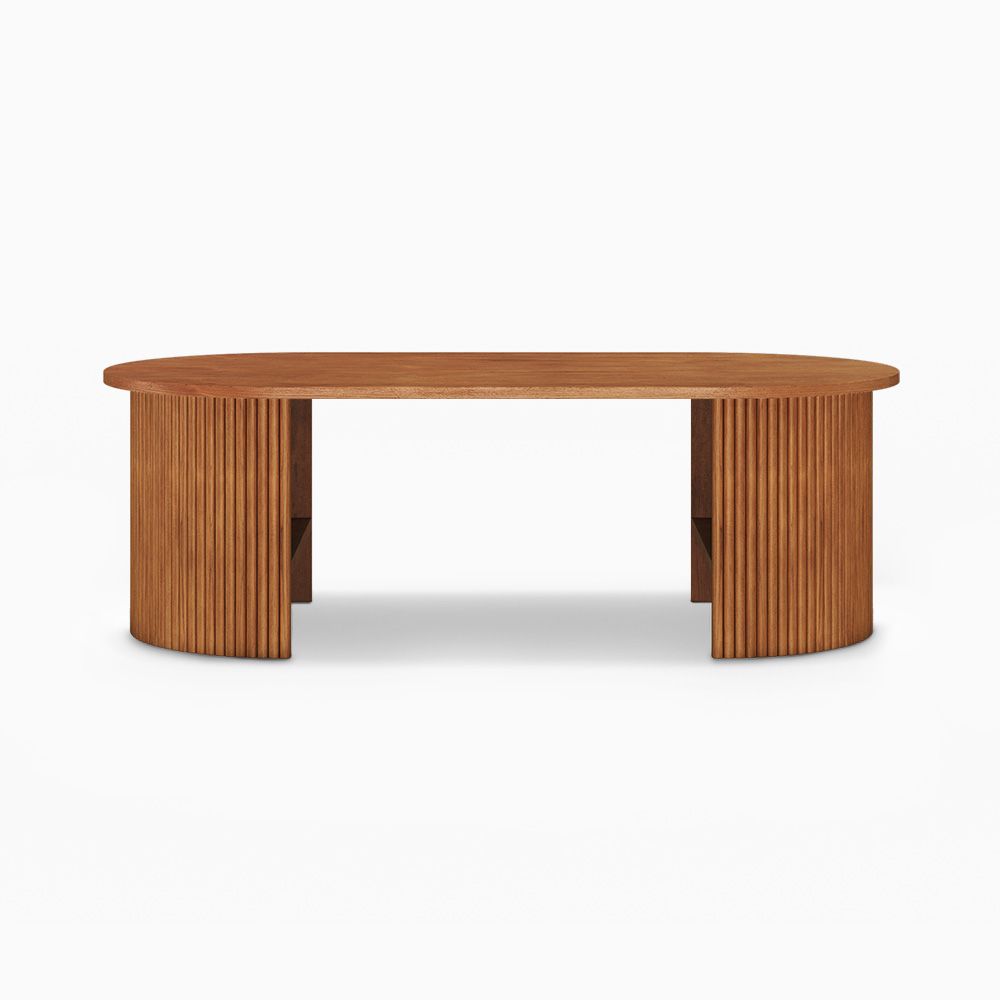 Cascade Gridline Design Coffee Table, 47.2