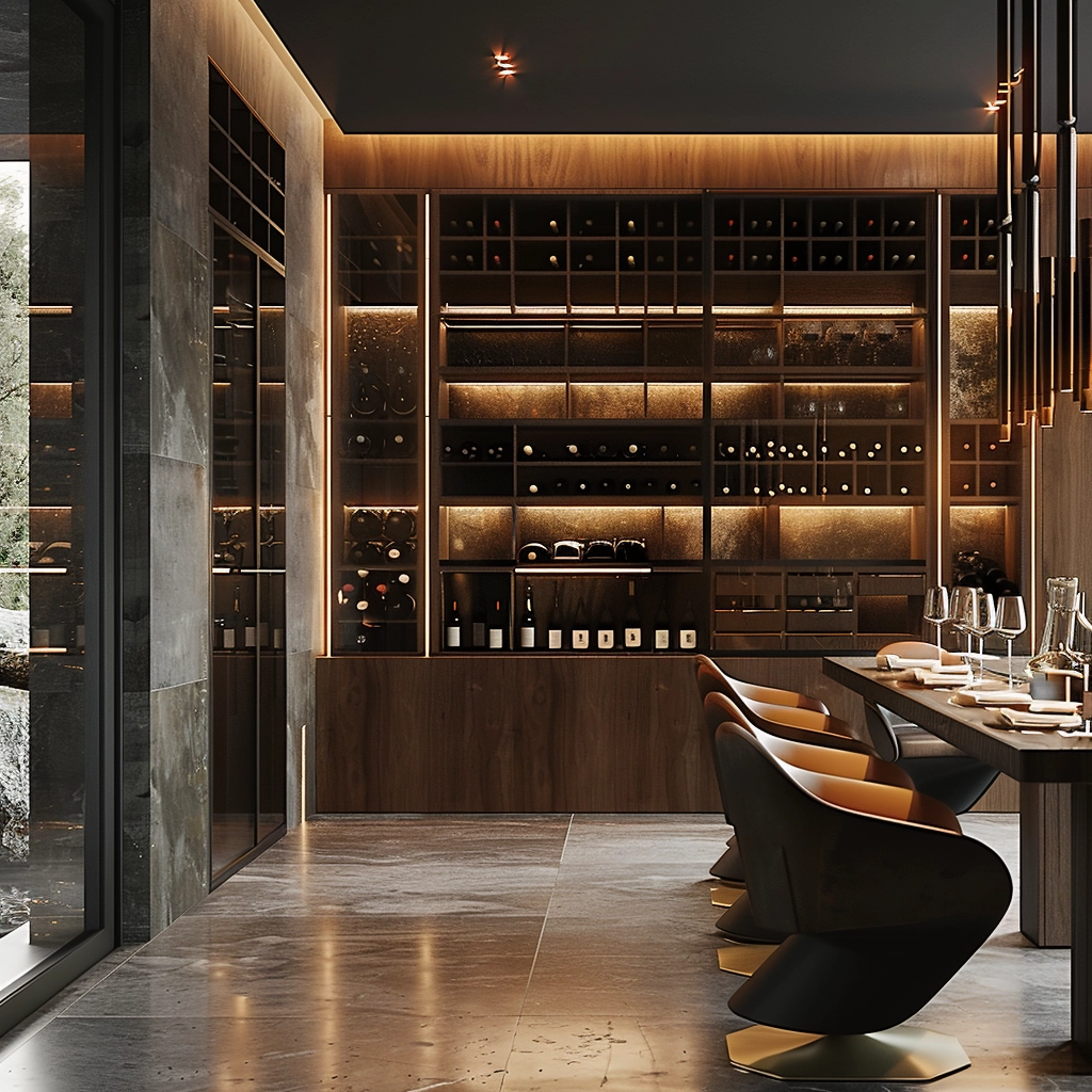Elegant Wine Bar Design