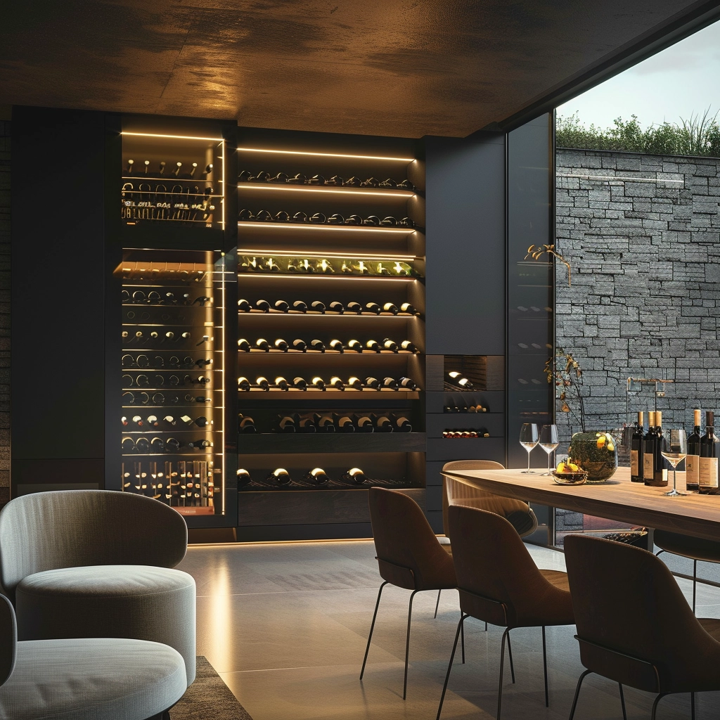 Intimate Home Wine Bar Design Inspiration